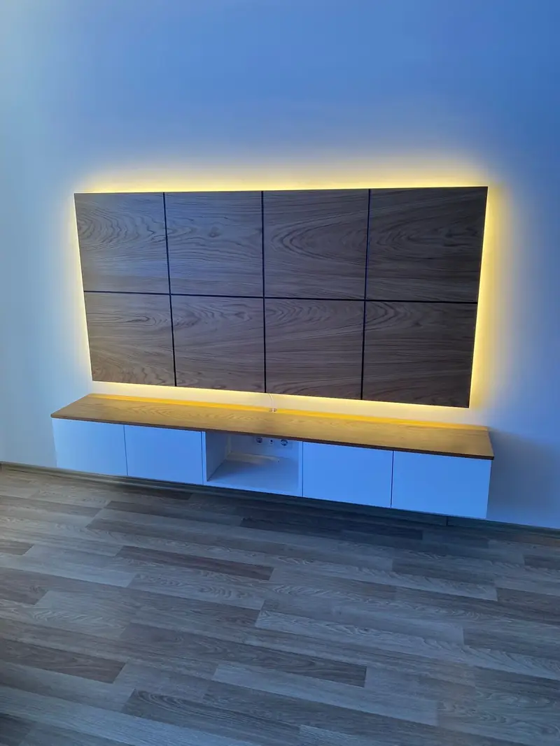 Mur TV me panele arre dhe LED